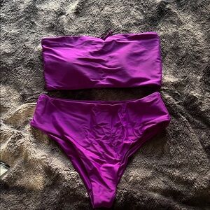 Vibrant Purple Bikini Set